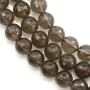 Quartz Fumé Ronde Facette 10mm x 40 cm 