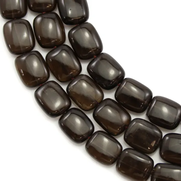 Rauchquarz Rechteck 8x10mm x 40cm