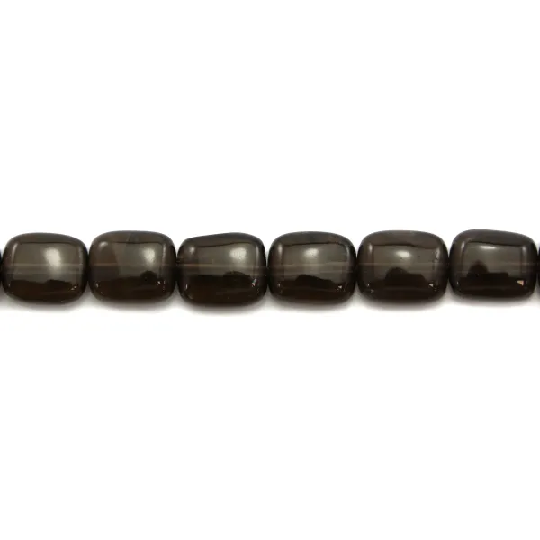 Rauchquarz Rechteck 8x10mm x 40cm