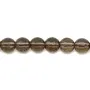 Quartz Fumé Ronde Facette 4mm x 40 cm 
