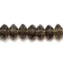Quartz Fumé Rondelle Facette 3x5mm x 40 cm 