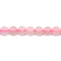 Quartz  Rose Rond 4mm x 40cm 