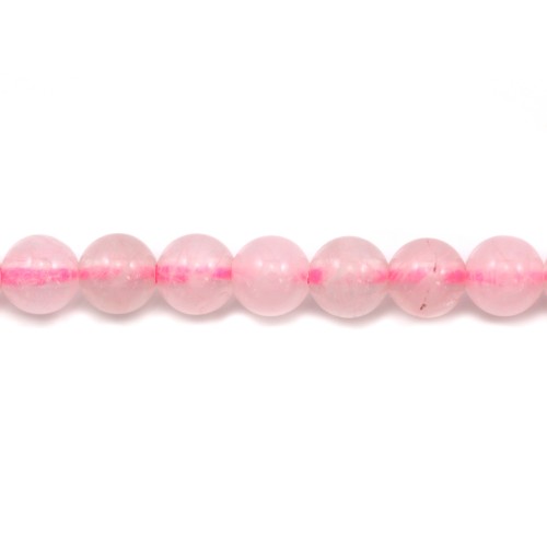 Quartz  Rose Rond 4mm x 20 st 