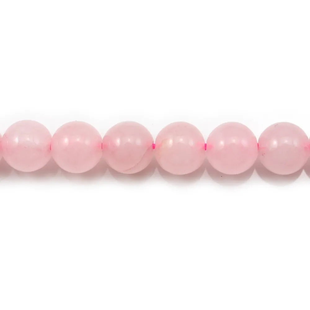 Quartz  Rose Rond 4mm x 40cm 