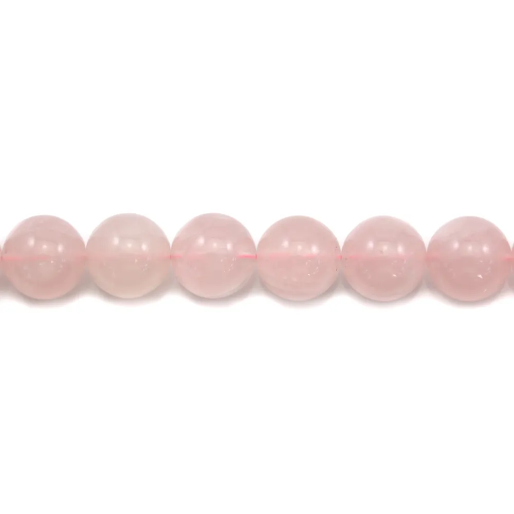 Quartz  Rose Rond 18mm x 40cm 