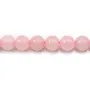 Quartz  Rose Rond 4mm x 40cm 