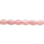 Quartz Rose Ovale 12x16mm x 40cm 