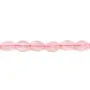 Quartz Rose Ovale facette  13x18mm x 2pcs 
