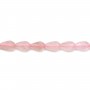 Rose Quartz Faceted Teardrop 8x12mm x 40cm 
