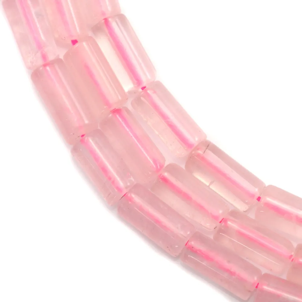 Quartz Rose Tube 3x5mm x 40cm 