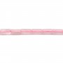 Rose Quartz Tube 3x5mm x 40cm 
