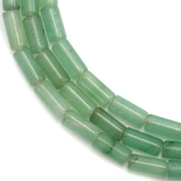 Aventurine tube 4x8mm x 40cm