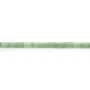 Aventurine vert claire, en forme de tube 2 * 4mm x 40cm