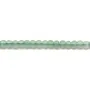 Aventurine verte, en forme de rondelle facetté, 2x3mm x 39cm