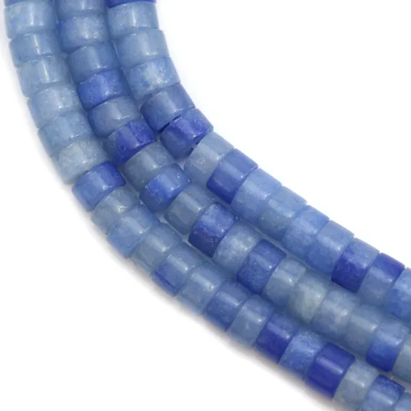 Avventurina, blu, rondella Heishi, 2x4mm x 38cm