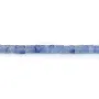 Aventurine bleu, en forme de rondelle Heishi 2x4mm x 40cm