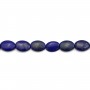 Lapis lazuli oval 13x18mm x 40cm