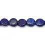 Lapis-lazuli rond plat 8mm x 40cm 