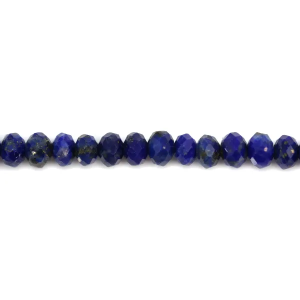 LAPIS LAZULI Faceted Rondelle 3.5-4mm x 35cm 