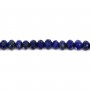 Lapis lazuli faceted rondelle 3.5-4mm x 35cm 