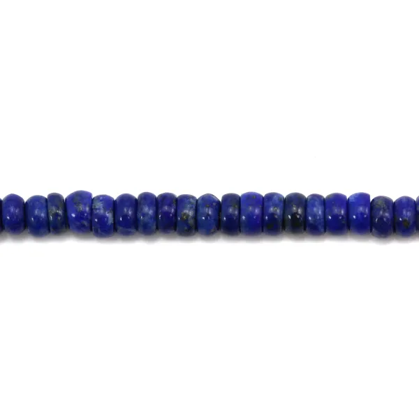 Lapis lazuli rondelle 5mm x 10 pcs