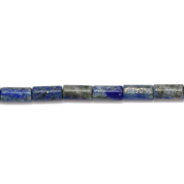 Lapis Lazuli Tube 4x10mm x 40cm