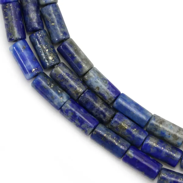 Lápis-Lazúli Tubo 4x8mm x 39cm