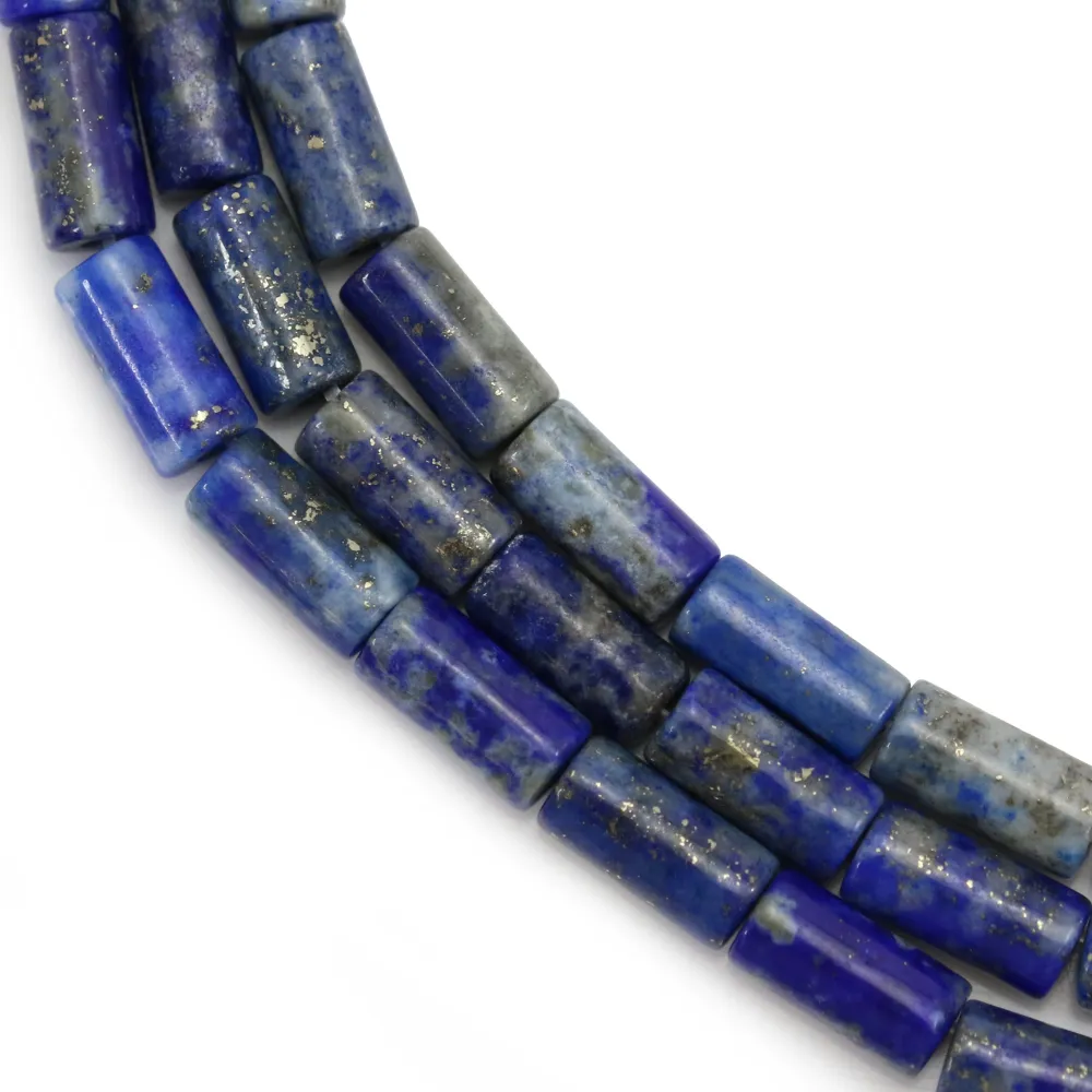 Lapis-Lazuli Tube 4x10mm x 40cm