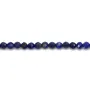 Lapis-lazuli faceted roundel 1.80x2.20mm x 33cm