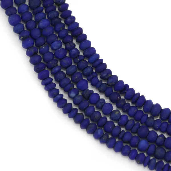 Lapis lazuli rondelle 1.0x1.5mm x 40cm