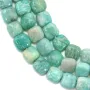 Amazonite carré 8.5mm x 40cm