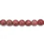 Rodonita redonda 4mm x 40cm