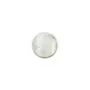 Cabochon Nacre Blanche rond plat 14mm x 1pc