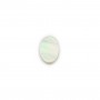 Cabujón Madreperla ovalado plano 6x8mm x 2pcs