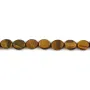 Oeil de tigre oval 8x10mm x 10pcs