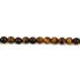 Oeil de tigre Rond 4mm x 20 pcs