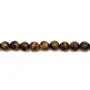 Oeil de tigre Rond Facette 10mm x 40cm