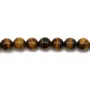 Oeil de tigre Rond 14mm x 4pcs