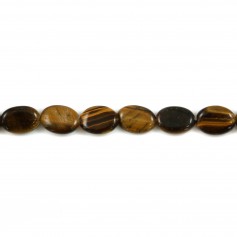 Tiger Eye Oval 8x12mm x 5 pcs 