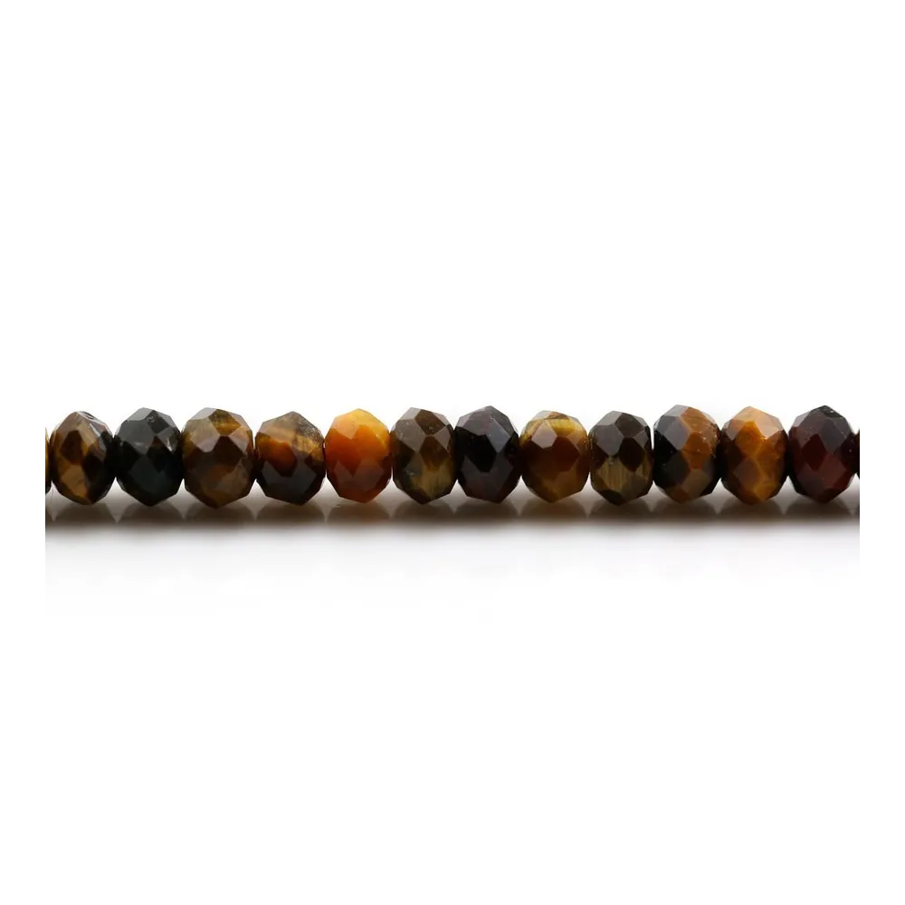 Lot De 10 Perles En Pierre œil De Tigre Et œil De Faucon, Boules 6mm - Neuf