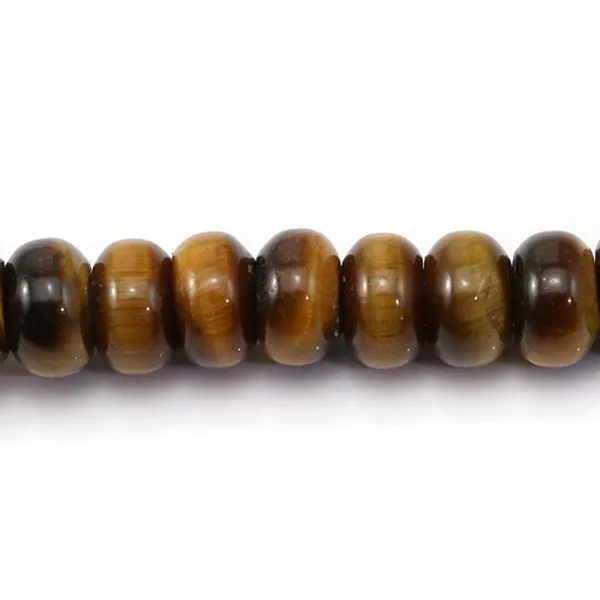 Oeil de tigre Rondelle 5x8mm x 10pcs