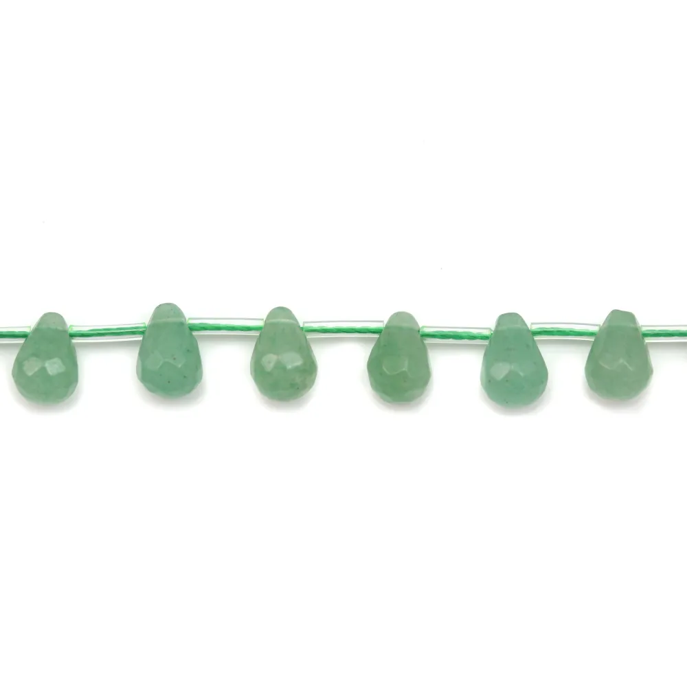 Aventurine cœur plat 10.5mm x 40cm