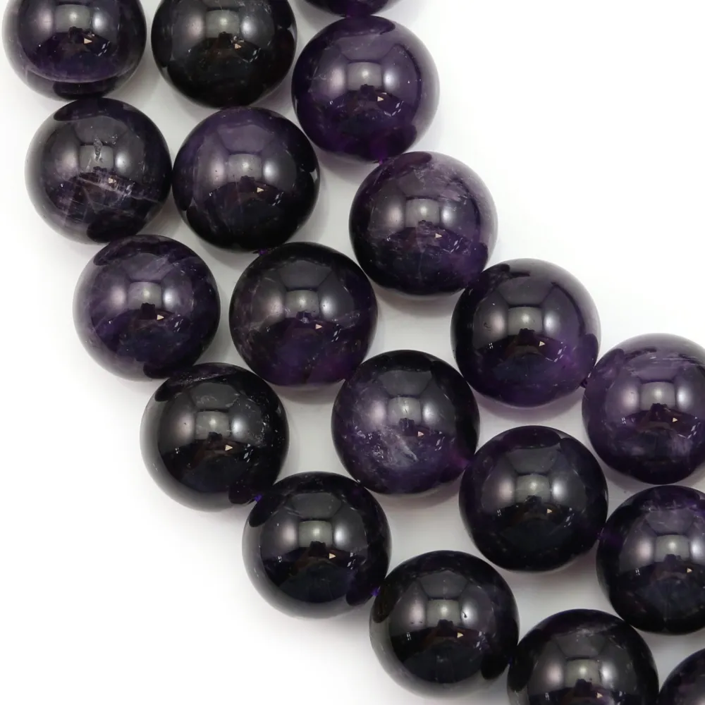 Amethyst Round 16mm A x 40cm