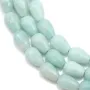 Amazonite Faceted Round Teardrop 8x12mm x 40cm