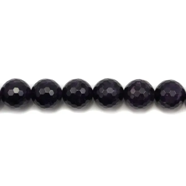 Améthyste Ronde Facette 4mm x 10pcs