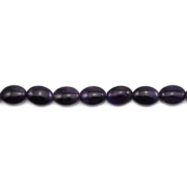 Améthyste Ovale 10x14mm X2PCS