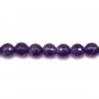 Amethyst Faceted Round 4mm x 10 pcs