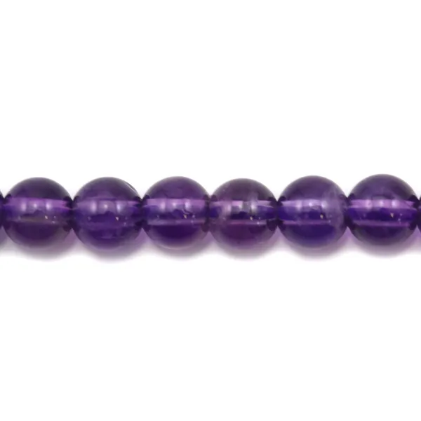 Améthyste Ronde 4mm x 20 pcs