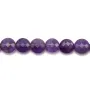 Améthyste ronde plate facette 8mm x 2pcs