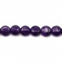 Amethyst flat round 8mm x 40cm